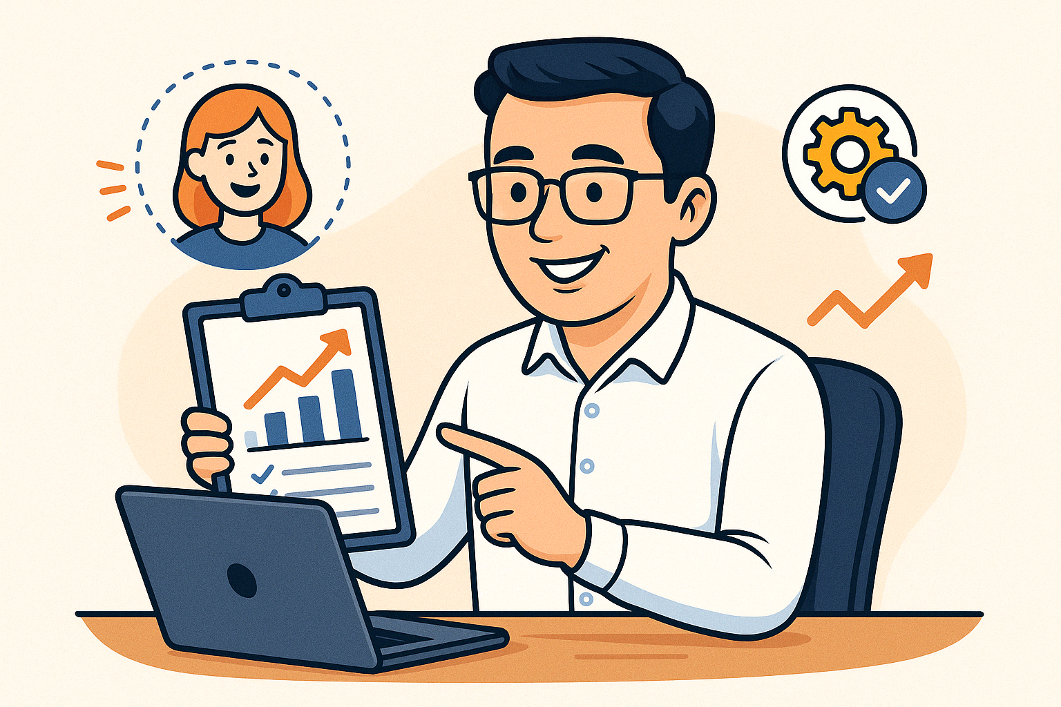 Đừng lo! Tôi có sẵn giải pháp để hỗ trợ Sếp